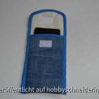 Einfache Hülle fürs Smartphone in Jeansoptik