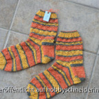 Gelb-rote Nessy-Socken