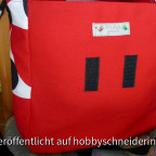 Geburtstagsgeschenk für eine liebe Freundin - Satchel mit Klettverschluss und Innentasche