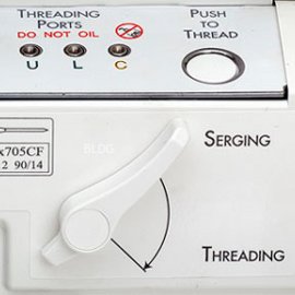 Babylock Ovation Einfädelsystem