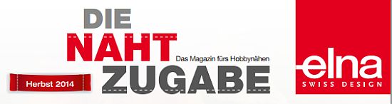 elna Nahtzugabe Herbst 2014