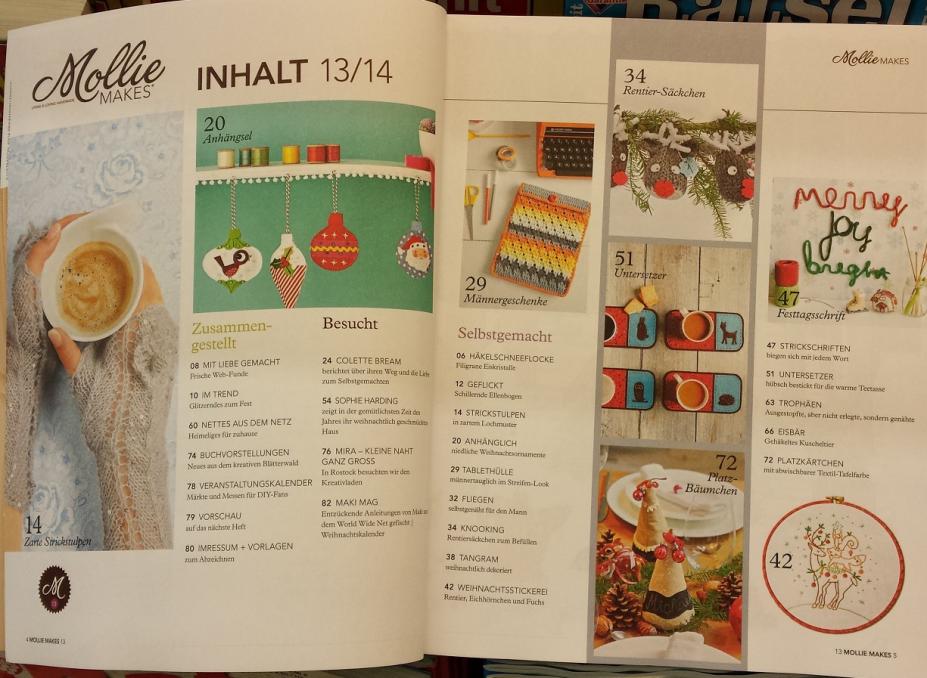Mollie Makes Zeitschrift Inhalt