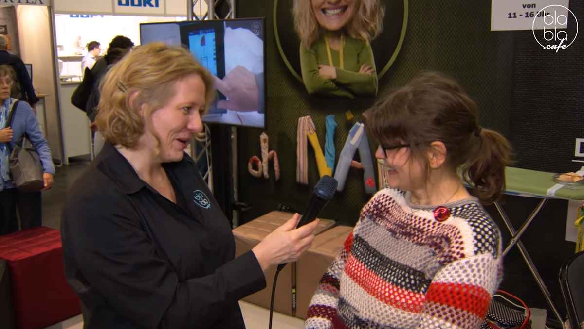 Britta und Anne Liebler im Gespräch auf der Creativa 2019
