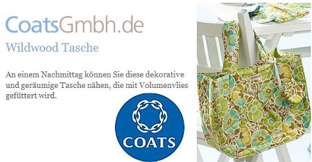 Coats Nähanleitung Tasche