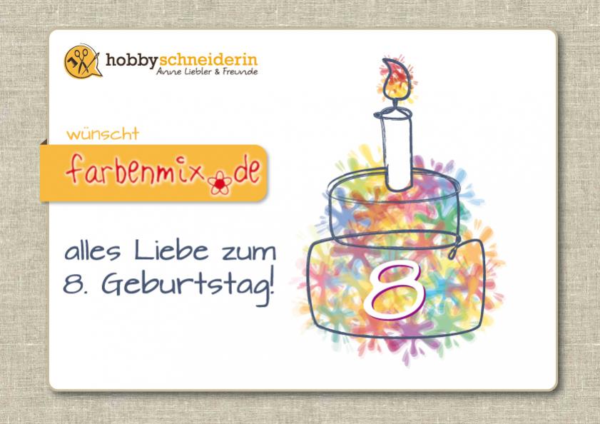 Farbenmix Geburtstag Hobbyschneiderin