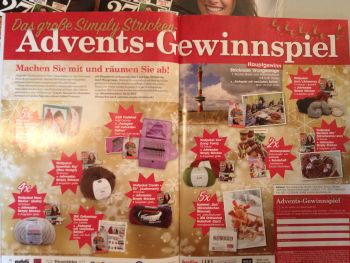 Zeitschrift Simply Stricken Gewinnspiel