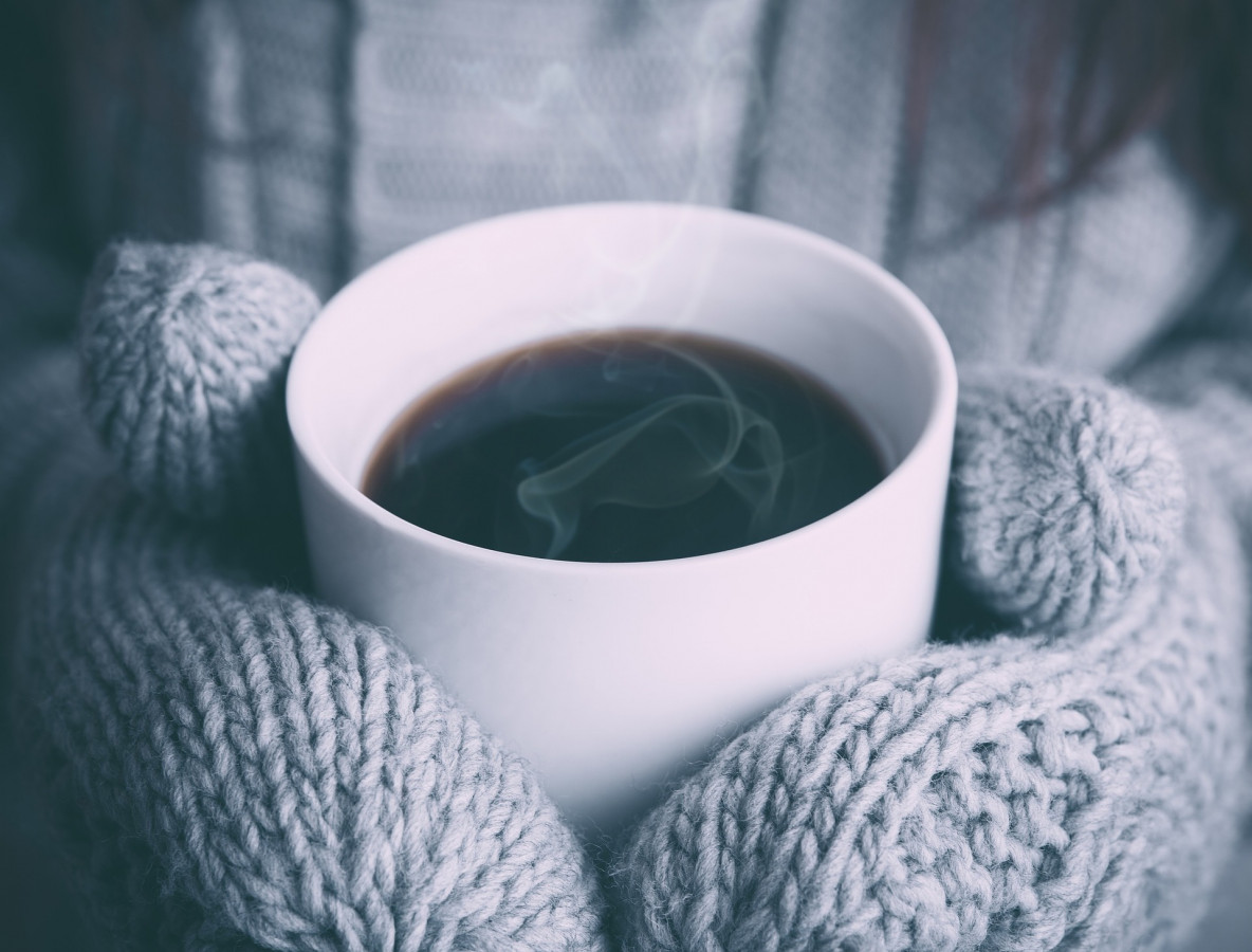 Winter Handschuhe Kaffee
