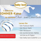 Babylock Kurse Sommerkurs Overlockkurs Coverlockkurs