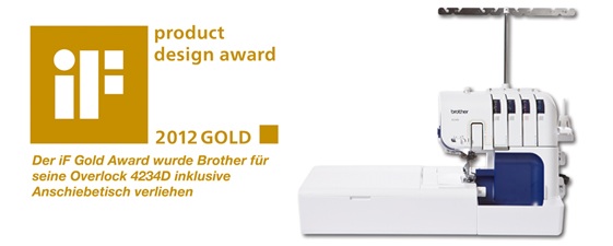 Brother 4234D mit Anschiebetisch