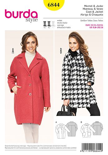 burda Schnittmuster 6844