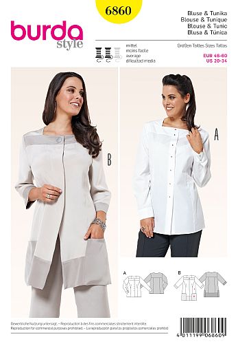 burda Schnittmuster 6860