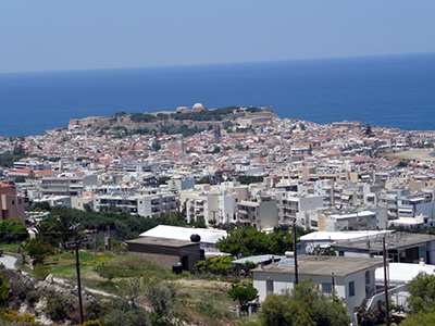Blick auf Rethymnon Kreta Workshop