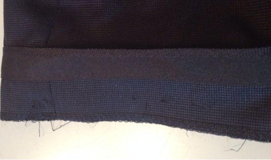 Herrenhose Blindstichnaht