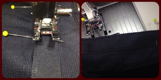 Herrenhose Geradstichnaht