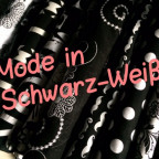 Mode in schwarz weiß