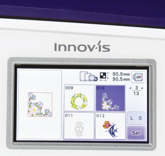 brother Inno-is NV800E Designauswahl
