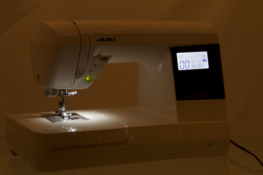JUKI HZL-G320 Startknopf beleuchtet