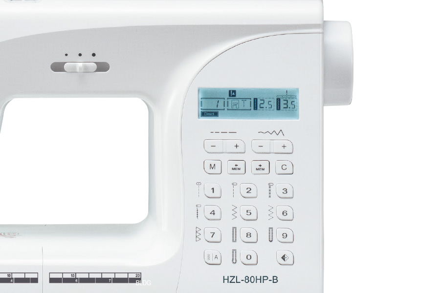 JUKI HZL-80HP-B Bedienung