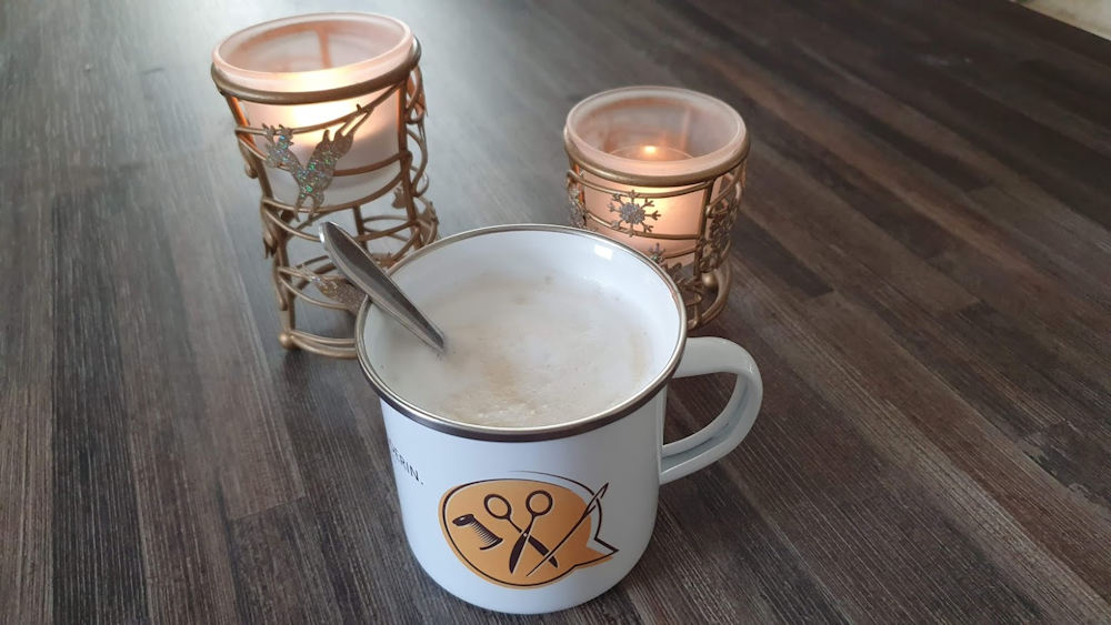 Hobbyschneiderin Tasse Emaillebecher