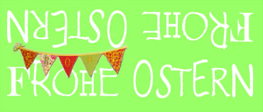Wimpelkette Frohe Ostern