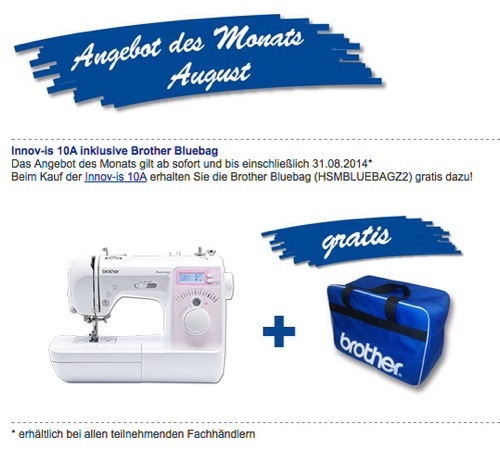 brother Angebot des Monats August 