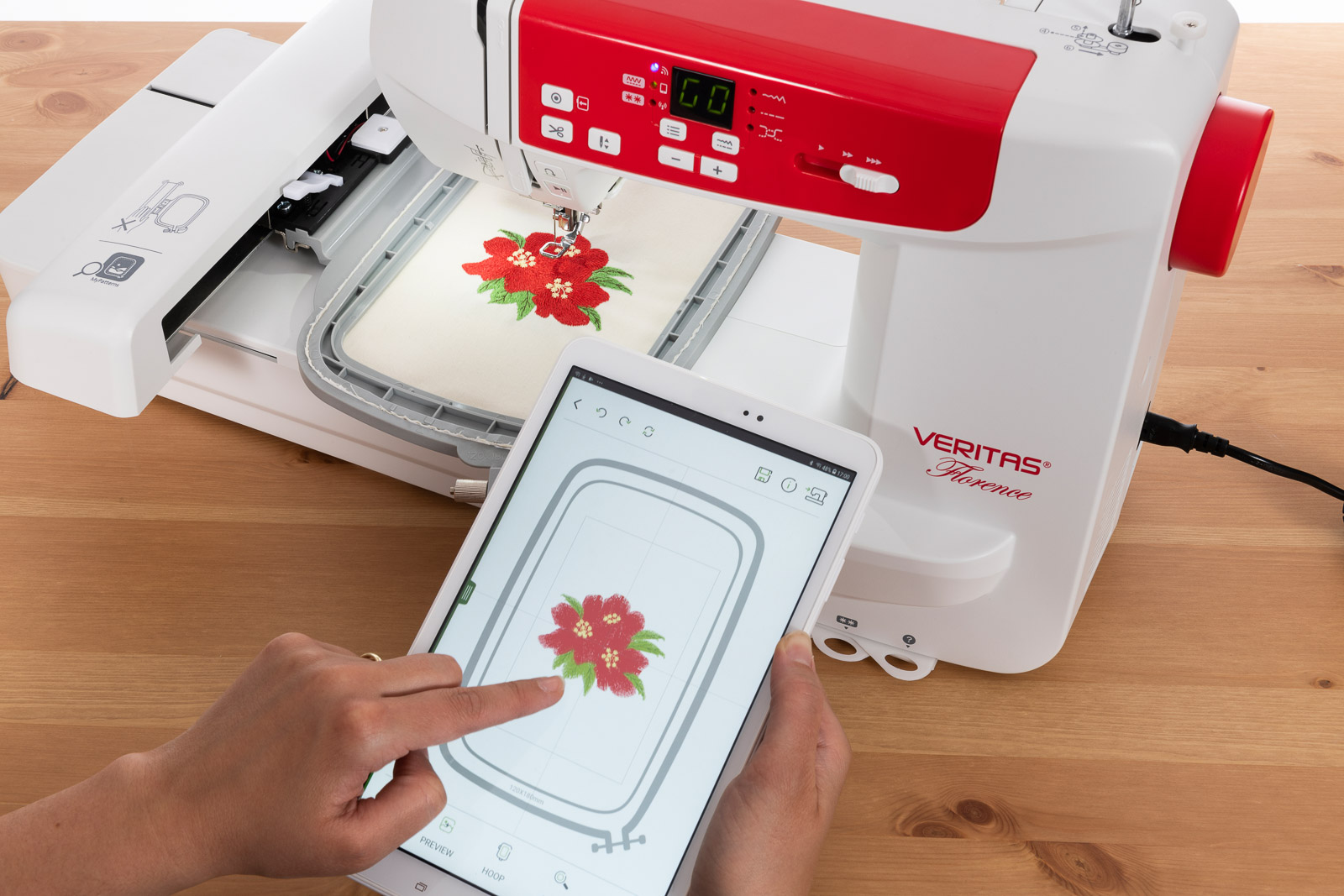 Veritas App Stickmaschine