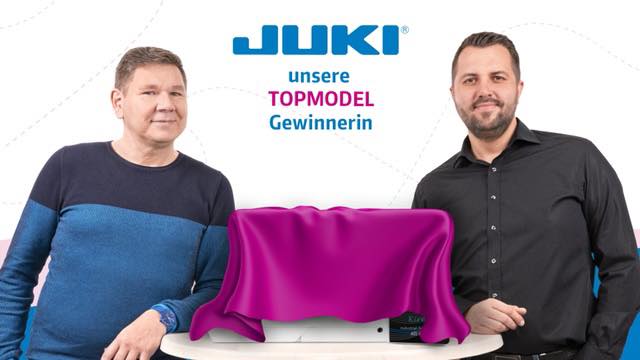 JUKI Nähmschinen Gewinnspiel Topmodel