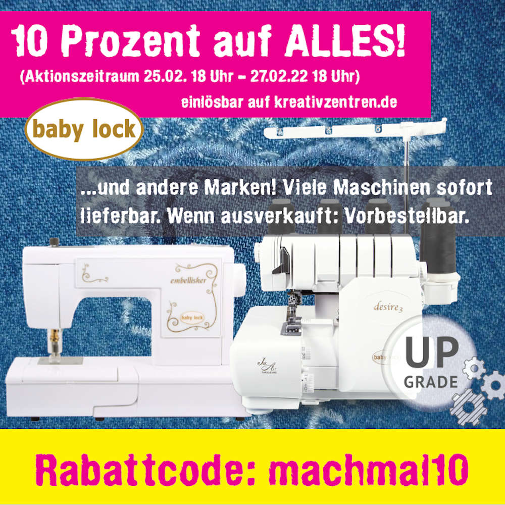 kreativzentren Nähmaschine kaufen Rabattcode