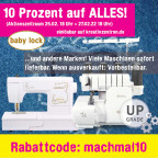 kreativzentren Nähmaschine kaufen Rabattcode