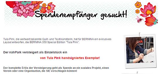 Bernina 350 Special Edition Tula Pink