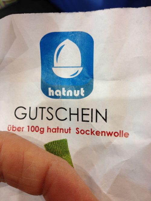 hatnut Gutschein Sockenwolle