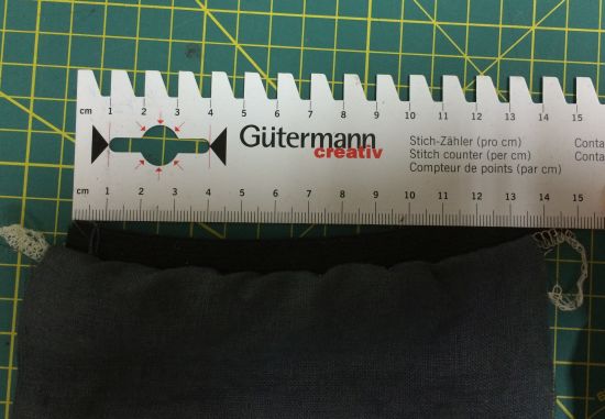 Gummiband nähen fertig