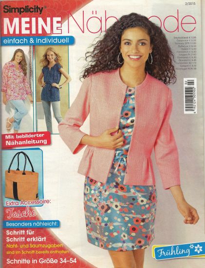 Nähmode Simplicity Ausgabe Frühling 2015