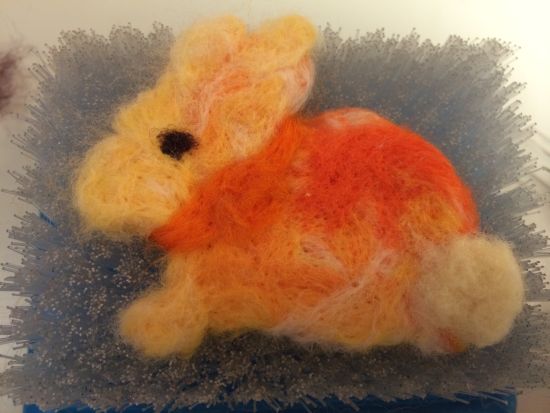 Hase gefilzt