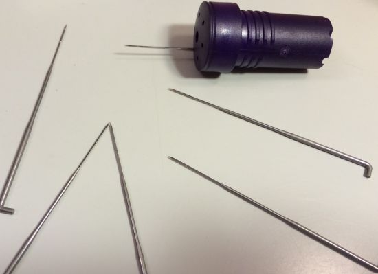 Filznadelhalter Vorbereitung