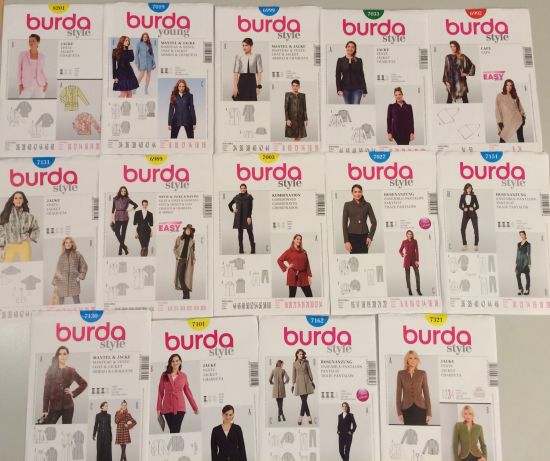 Burda Kollektionswechsel Jacken