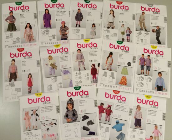 Burda Kollektionswechsel Kindermodelle
